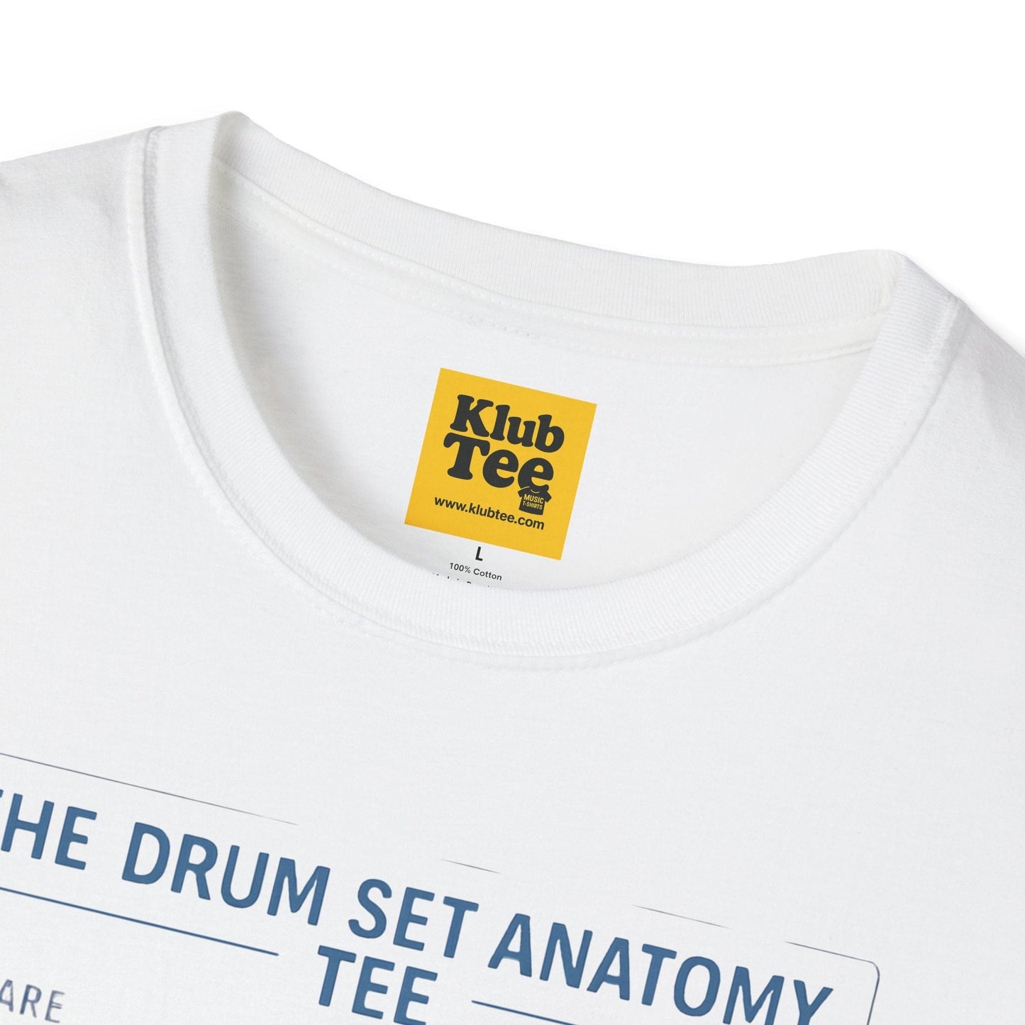 Drum Set Anatomy T-Shirt - Percussion Guide