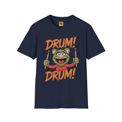 Playful Drums T-Shirt - Fun Percussion Design