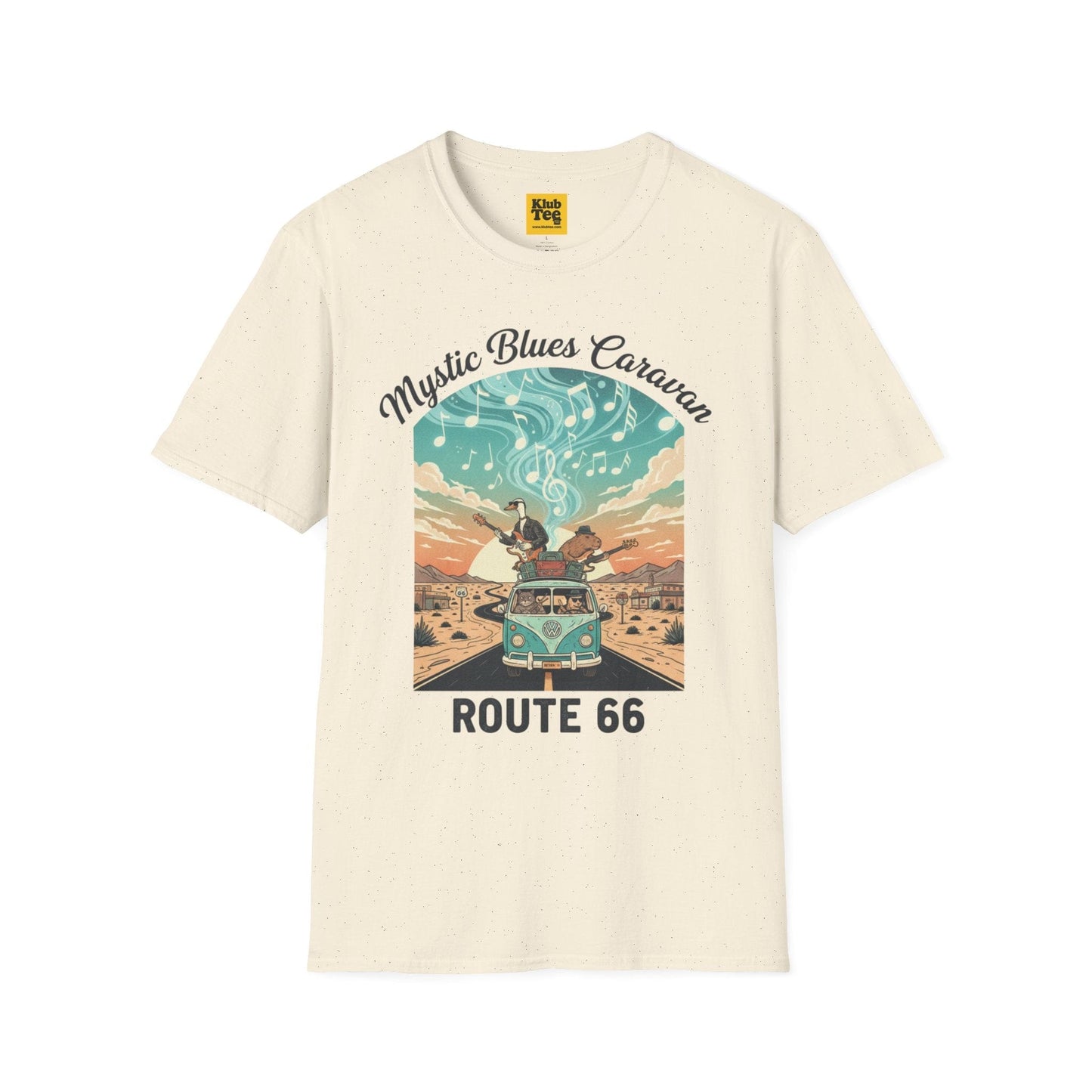 Mystic Blues Caravan Route 66 T-Shirt - Vintage Travel