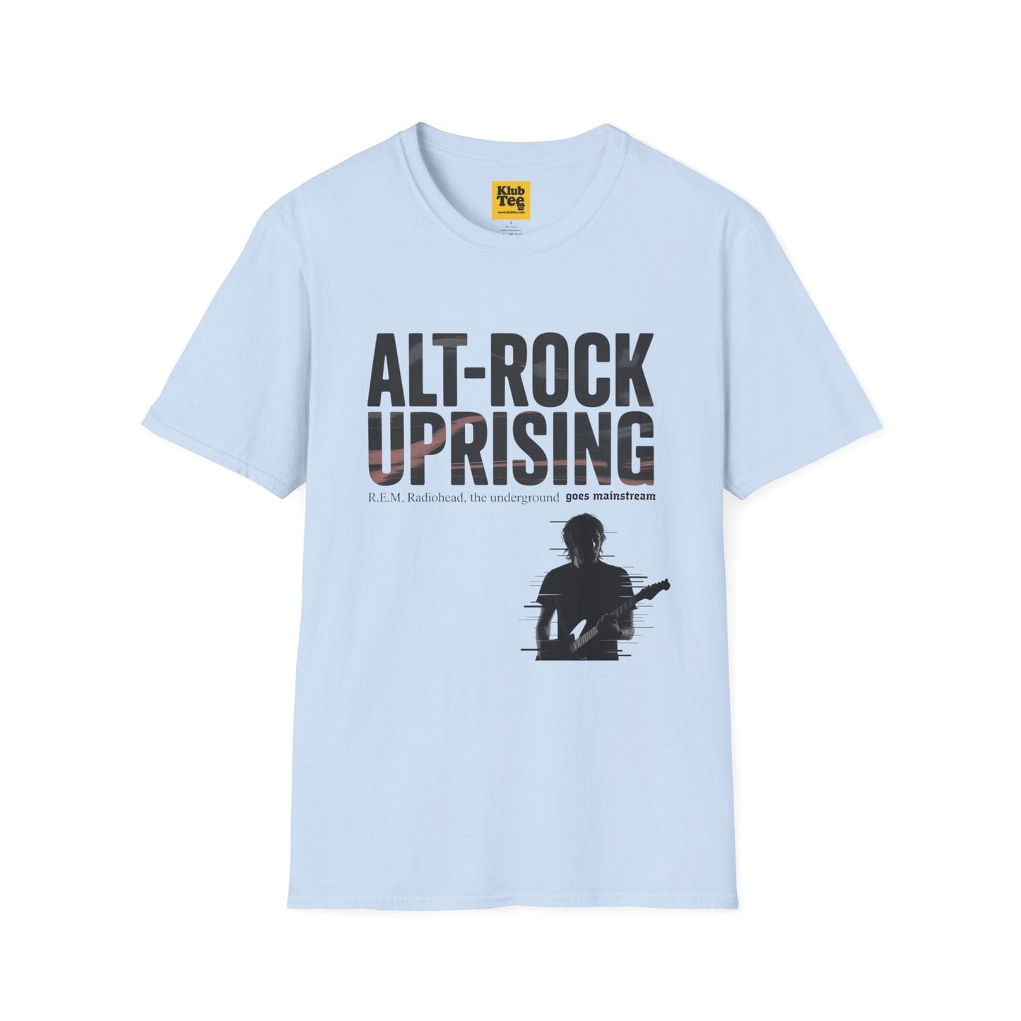Alt-Rock Uprising T-Shirt | Guitar Silhouette Band Tee