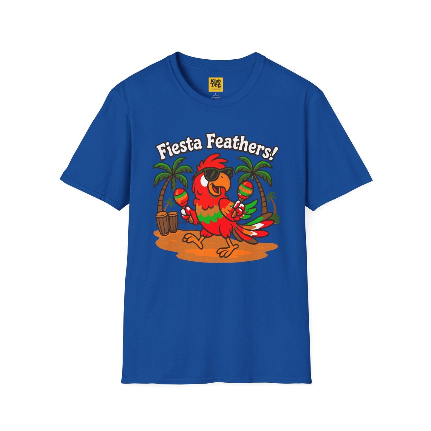 Fiesta Feathers T-Shirt - Tropical Parrot