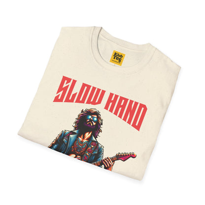 Slow Hand Retro Blues T-Shirt - Guitar Legend Tribute