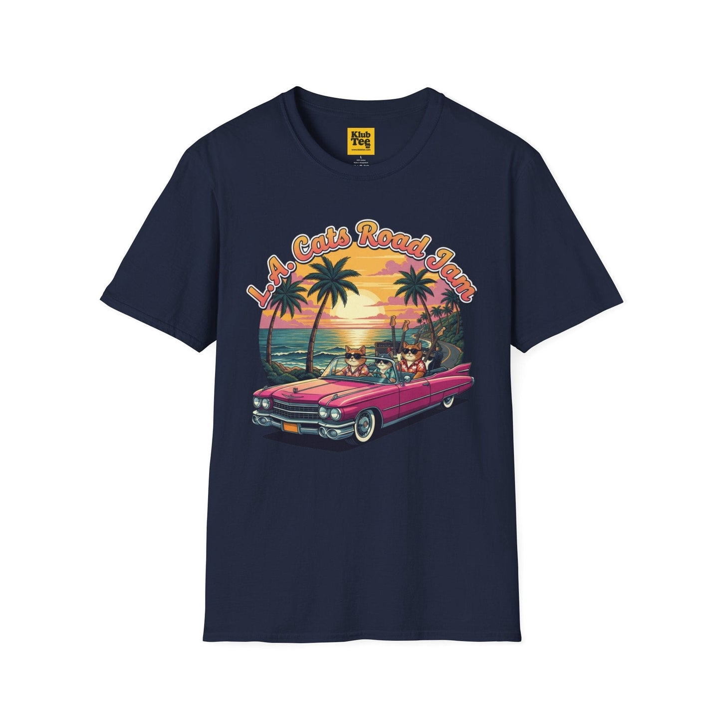 Retro LA Beach Vibes T-Shirt - Summer Vacation Tee