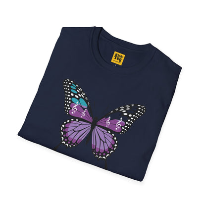 Butterfly Music T-Shirt - Nature & Sound
