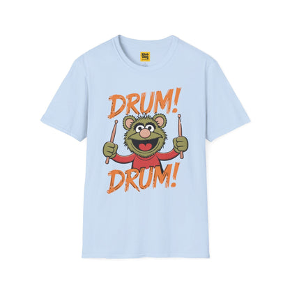 Playful Drums T-Shirt - Fun Percussion Design