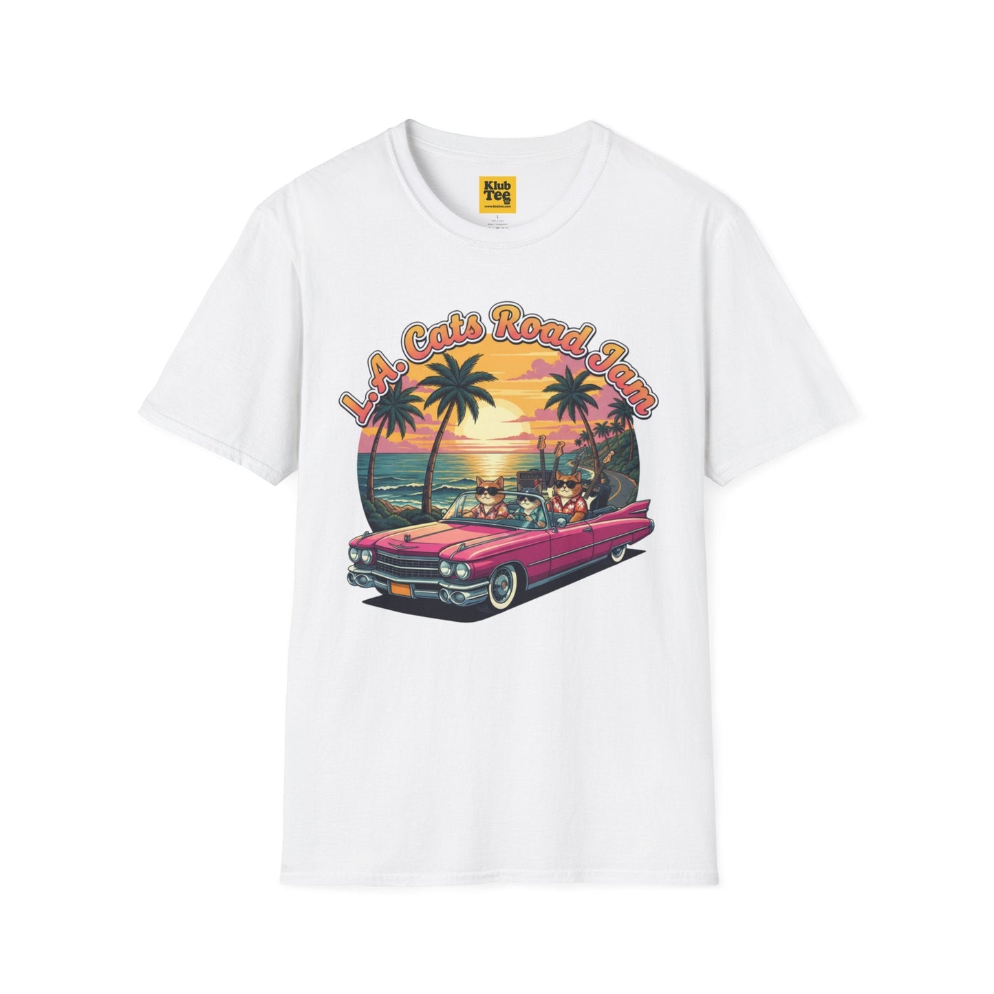 Retro LA Beach Vibes T-Shirt - Summer Vacation Tee