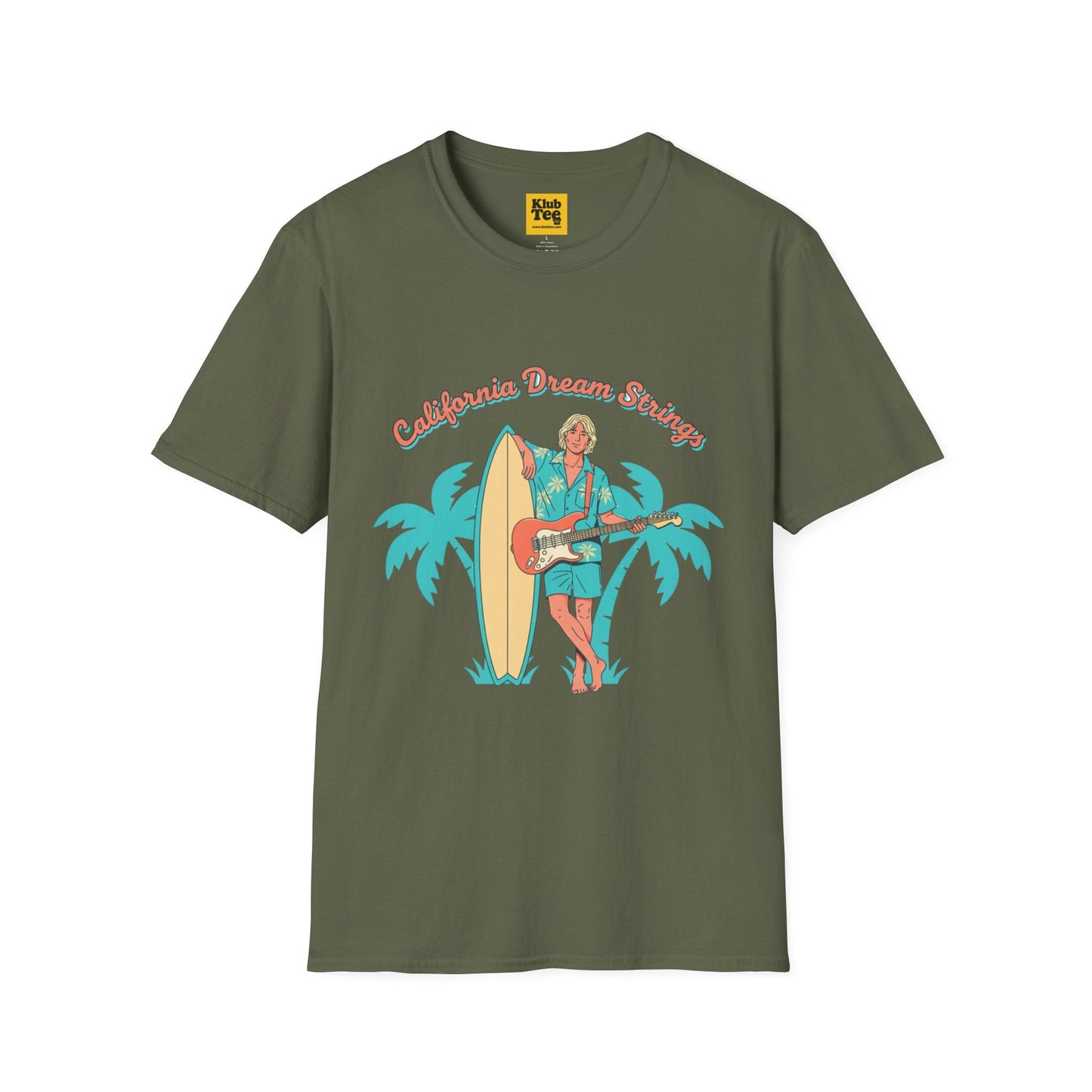 California Dreamin' Surf T-Shirt - Beach Vibes Tee