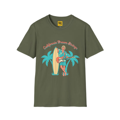 California Dreamin' Surf T-Shirt - Beach Vibes Tee
