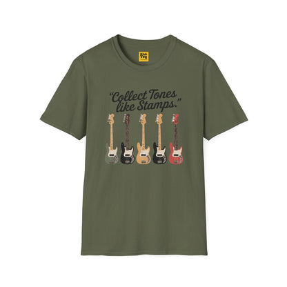 Collect Tones Like Stamps T-Shirt - Music Quote