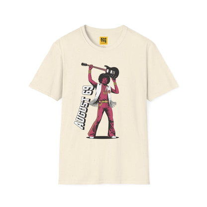 August 69 Guitar Rock Tee | Retro Musician Graphic