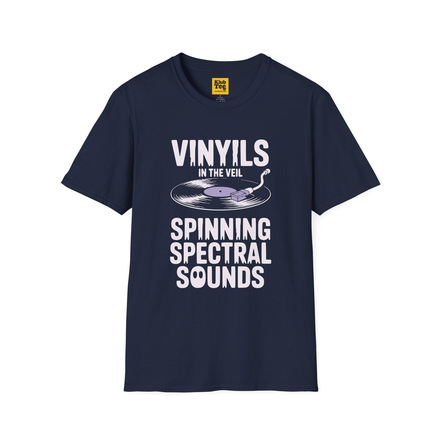 Vinyl Vibes Halloween T-Shirt - Vintage Music Style