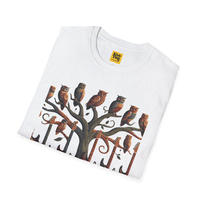 Whimsical Guitar Tree T-Shirt - Nature Music