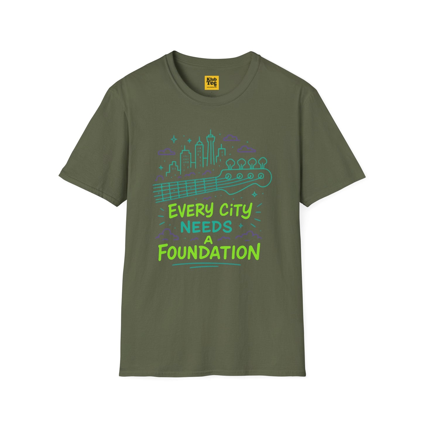 Every City Needs Foundation T-Shirt - Music Quote