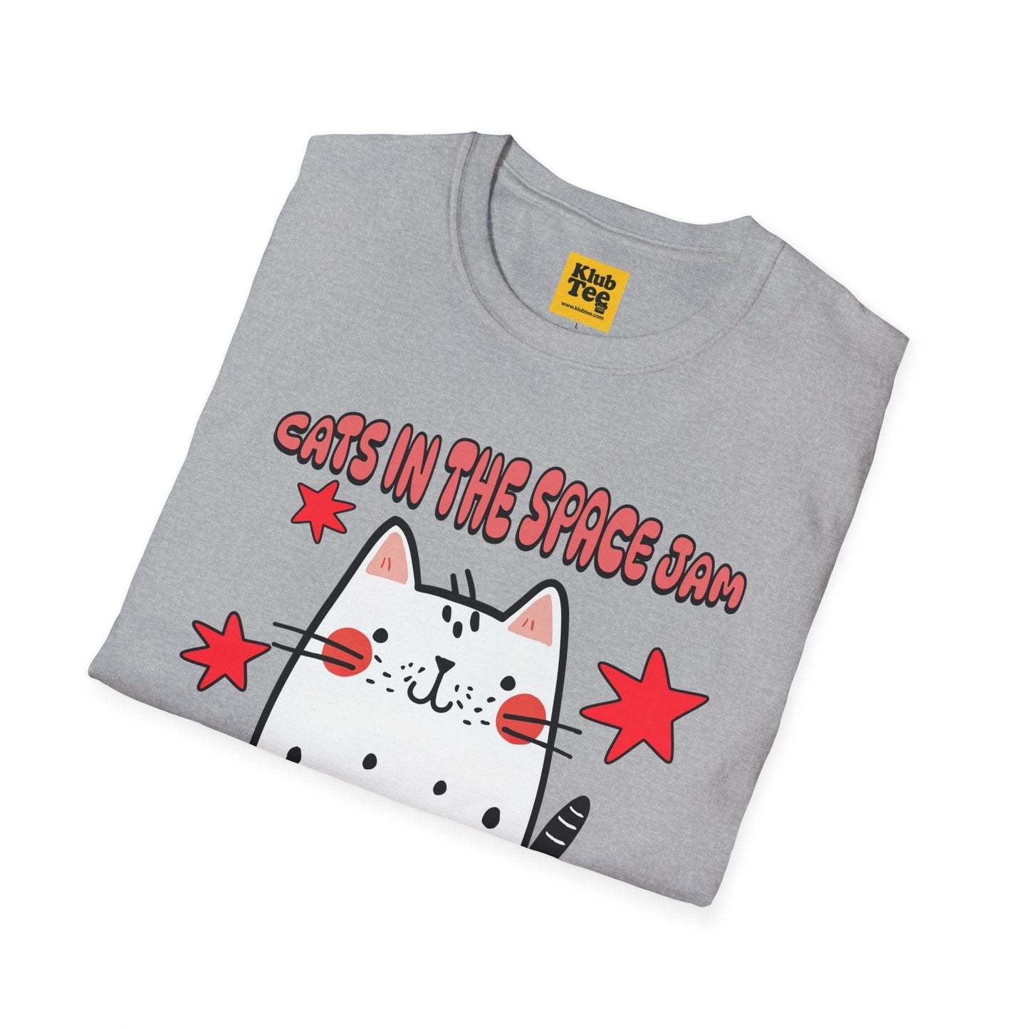 Cosmic Cats T-Shirt - Space Feline Music Tee